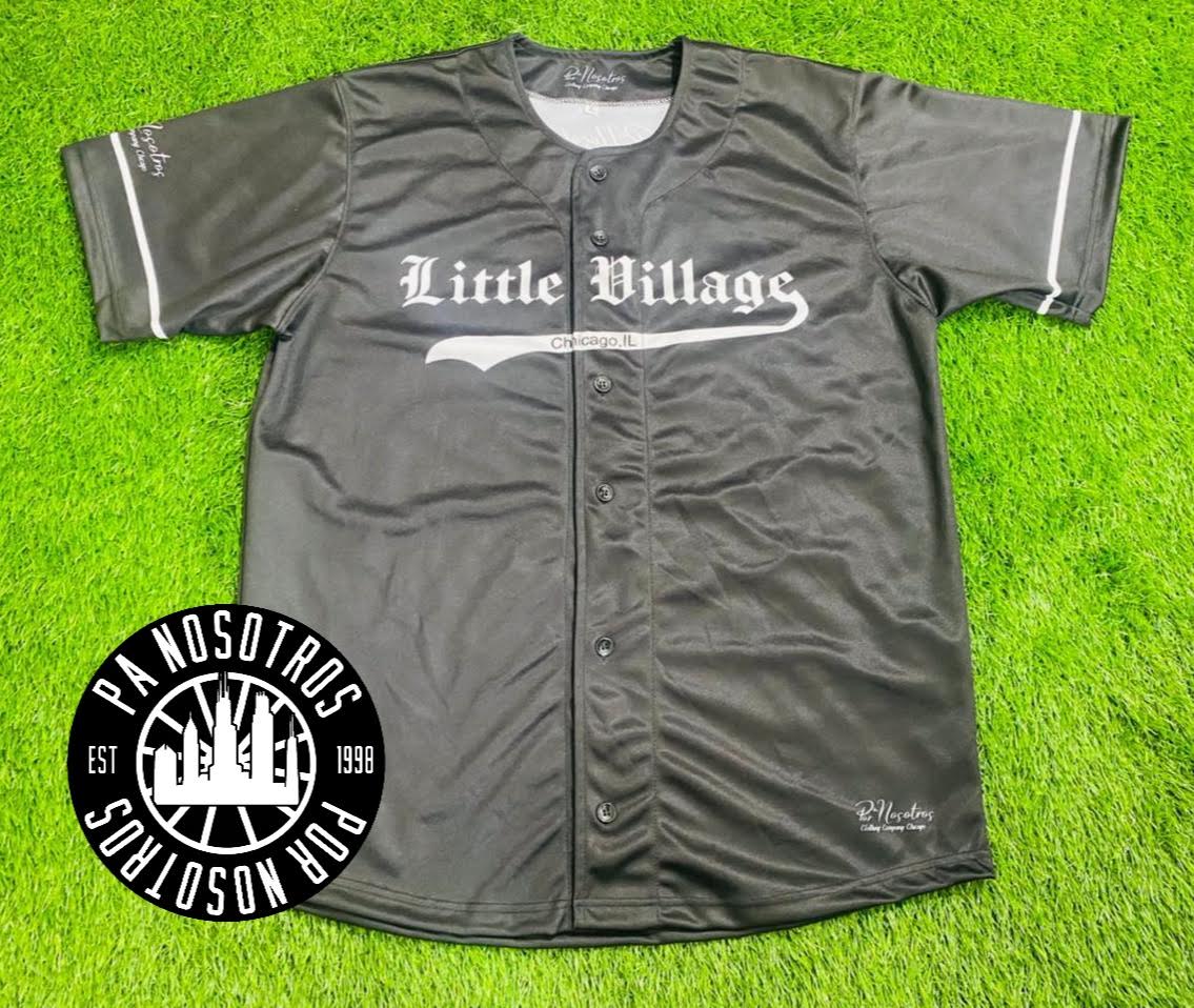 Little Village Jerseys/ La Villita Chicago,IL- original black n white