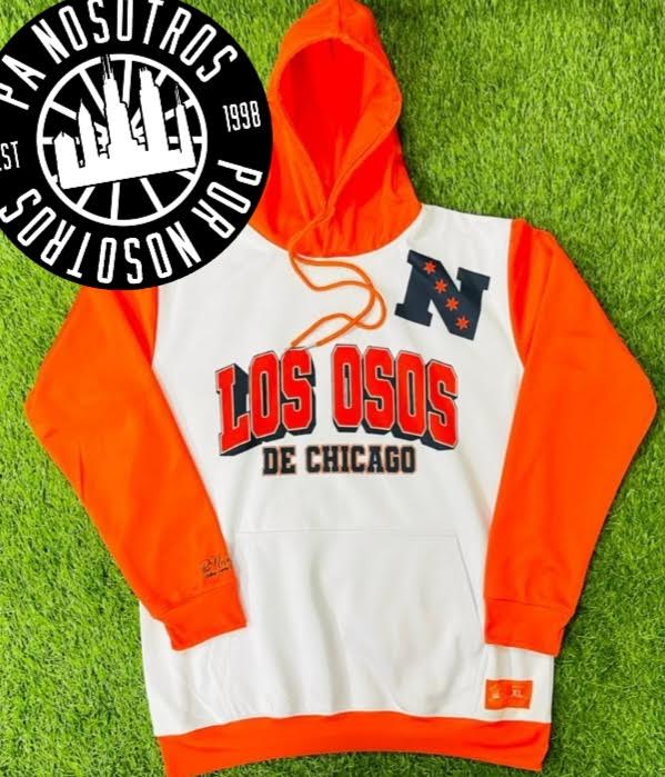 LOS OSOS *(kids sizes, Chicago bears hoody) – Pa Nosotros Por Nosotros  clothing company chicago